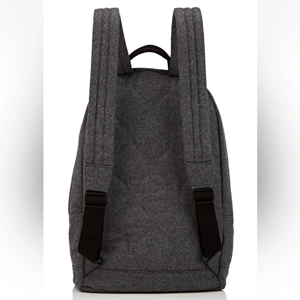 NEW Steven Alan Miles Charcoal Grey Flannel Backpack